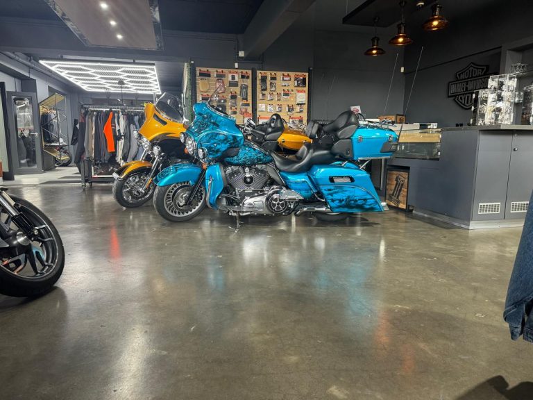High-impact showroom flooring